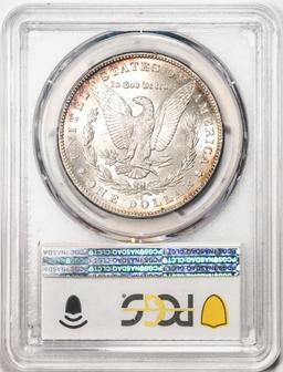 1891-CC $1 Morgan Silver Dollar Coin PCGS MS64 Nice Toning