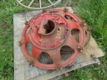 (2) Cast Iron Wheel Discs, Approx. 34'' Diameter  (135)