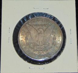1886 Morgan Dollar (choice UNC., toned).
