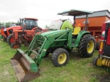 JD 4600 Tractor w/ Loader, 4x4, Canopy, HST