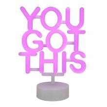 You Got This' LED Sign Neon Pink, Retail $15.00