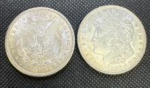 2x 1921 Morgen Silver Dollar 90% Silver Coin