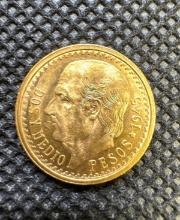 1945 Gold DOS Pesos
