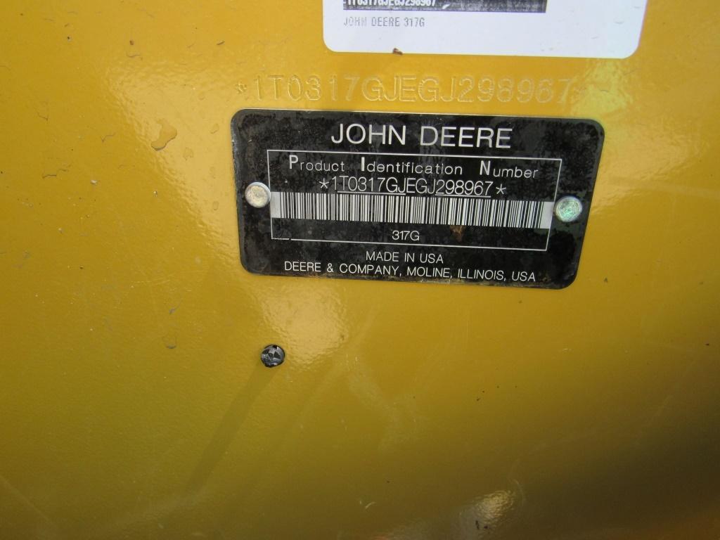 John Deere 317G Skid Steer