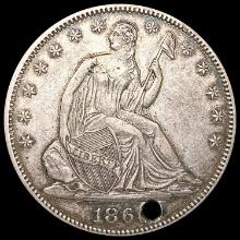 1860 Seated Liberty Half Dollar NEARLY UNCIRCULATE