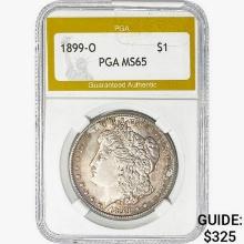 1899-O Morgan Silver Dollar PGA MS65