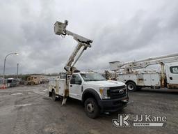 (Rome, NY) Atlec AT41M, Articulating & Telescopic Material Handling Bucket Truck mounted behind cab