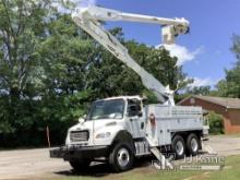 Altec AM855-MH, Over-Center Material Handling Bucket rear mounted on 2015 Freightliner M2 106 T/A Ut
