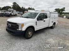 2017 Ford F250 Enclosed Service Truck Runs & Moves) (Body Damage