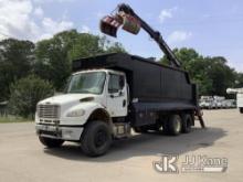 Prentice 2124, Grappleboom Crane rear mounted on 2015 Freightliner M2106 Dump Debris Truck Runs & Up