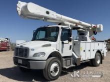 Altec AM55, Digger Derrick rear mounted on 2015 Freightliner M2 106 4x4 Utility Truck Runs, Moves, &