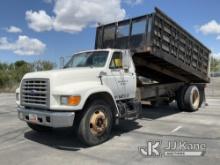 1996 Ford F700 Flatbed/Dump Truck Runs, Moves & Operates