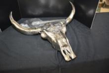 Pop Metal Bull Skull With Horns, NIB
