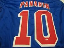 Artemi Panarin of the NY Rangers signed autographed hockey jersey PAAS COA 501