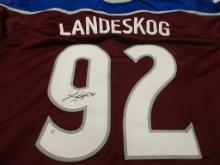 Gabriel Landeskog of the Colorado Avalanche signed autographed hockey jersey PAAS COA 991