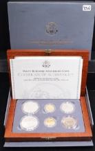 1991 PROOF & UNC GOLD & SILVER COIN ANNV SET
