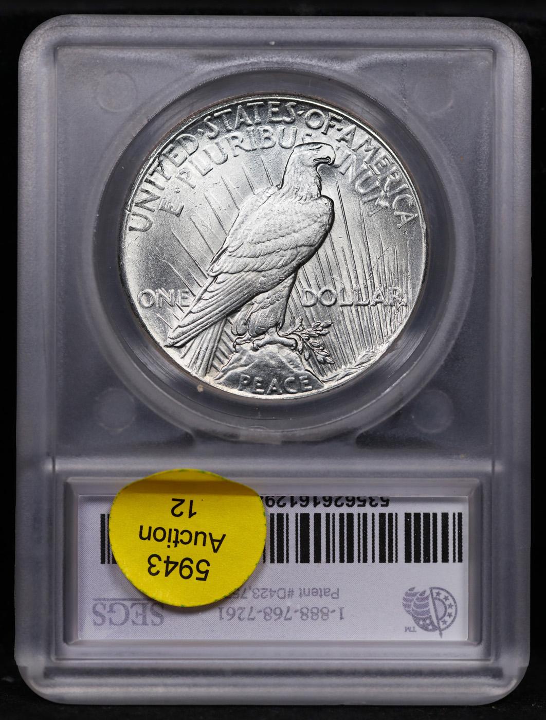 ***Auction Highlight*** 1928-p Peace Dollar 1 Graded ms64+ By SEGS (fc)