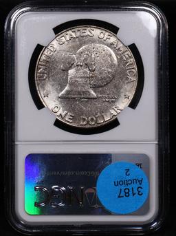 ***Auction Highlight*** NGC 1976 Type 1 Eisenhower Dollar 1 Graded ms65 By NGC (fc)