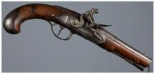 Engraved and Carved Flintlock Pistol by Henri Petitjean of Liege