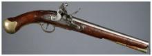 Napoleonic Wars Era British Flintlock Long Sea Service Pistol