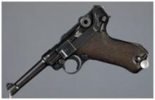 Mauser "S/42" Code "1937" Dated Luger Pistol with Holster