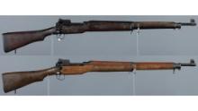 Two Remington Enfield Pattern Bolt Action Rifles