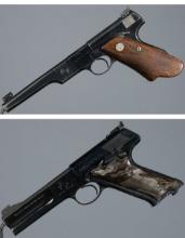 Two Colt Woodsman Match Target Semi-Automatic Pistols