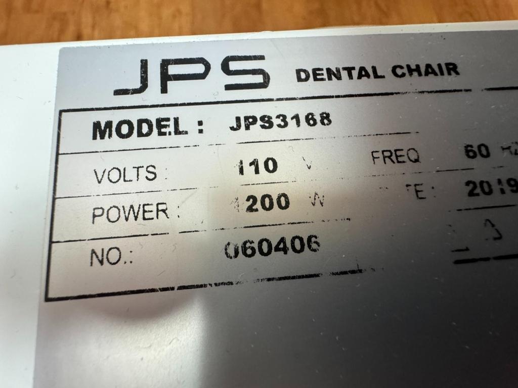 JPS DENTAL CHAIR MODEL JPS3168