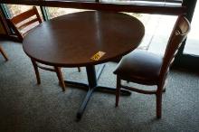 Round Dining Table with 2 Chairs