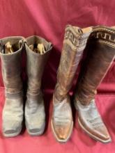 Frye Seems to be size 6 boots & Ariat size 6.5 boots