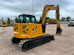 2023 CAT 308CR HYDRAULIC EXCAVATOR SN:807001 powered by C3.3B diesel engine, equipped with Cab, air,