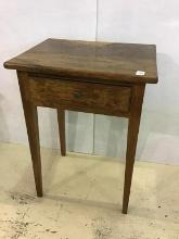 Great Primitive Sm. One Drawer Table