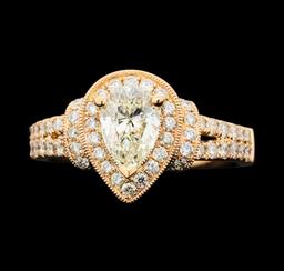 1.73 ctw Diamond Ring - 14KT Rose Gold