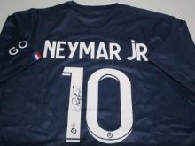 Neymar Jr of Paris Saint Germain signed autographed soccer jersey PAAS COA 733