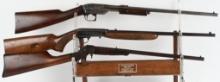 LOT OF 3 VINTAGE 22 CAL RIFLES GUNSMITH SPECIAL'S