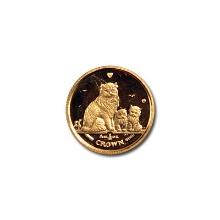 Isle of Man Gold Cat 25th Ounce 2005