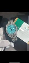 CUSTOM ROLEX DATEJUST REF: 126300 'TIFFANY ROLEX' 41MM FULL DIAMOND WATCH (G-H, SI1-SI2) COMES WITH