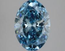 2.96 ctw. SI2 IGI Certified Oval Cut Loose Diamond (LAB GROWN)