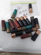 17 count assorted HI-Brass 12ga shot shells