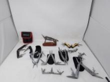 Bag lot of 10 assorted multitools