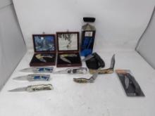 Bag lot of 10 assorted pocket knives