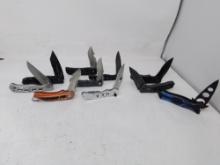 Bag lot of 10 assorted pocket knives