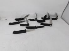 Bag lot of 10 assorted pocket knives