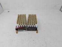 2-50 rnd box 9mm (1 box Luger 124gr & 1 box 115gr )