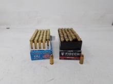 2-50 rnd box9mm Luger (1 box Fiocchi 124gr & 1 box PPU 115gr)