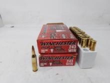 2-20 rnd box Winchester 243 Win 100gr PHP