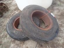 (2) 9.00 P20 Tires & Rims
