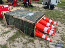 LOT OF 250PC. UNUSED RAYSKY RM14-28 SAFETY CONES