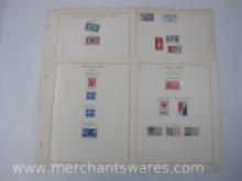 US Air Post Special Delivery and Airmail Stamps, 1934 Scott #CE1, 1936 #CE2, Airmail #C66, C68, C69