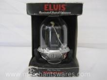 Elvis Illuminated Musical Ornament plays "All Shook Up", by Santas Best